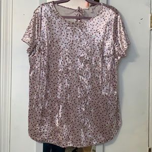 GUC Lauren Conrad velvet type top xl